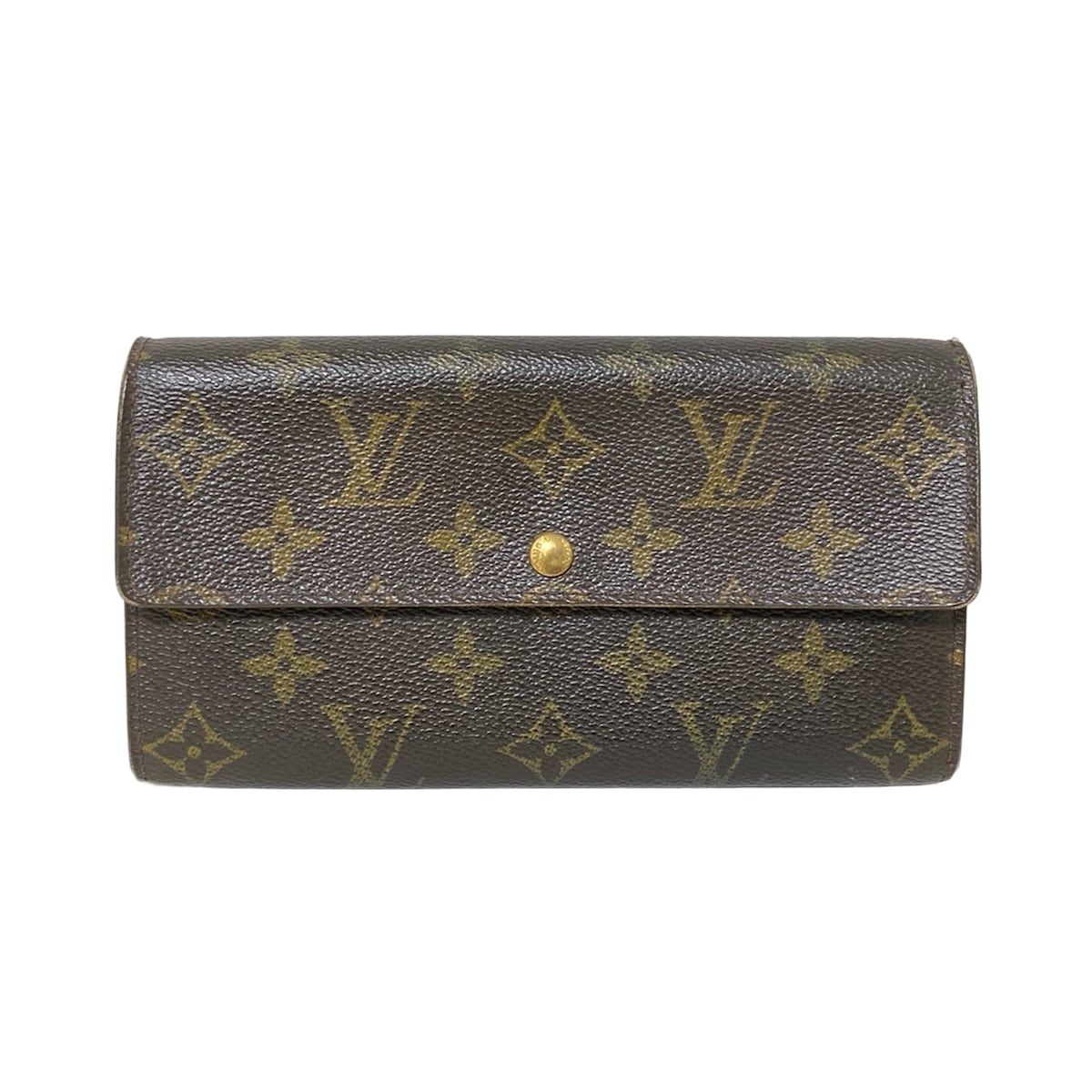 LOUIS VUITTON ルイヴィトン 長財布 モノグラム ポシェットポルトモネクレディ M61726 -