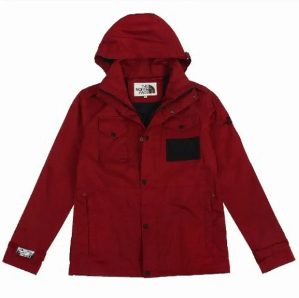 110 ザノースフェイス リエル DARK RED ウィンドブレーカー ジャケット