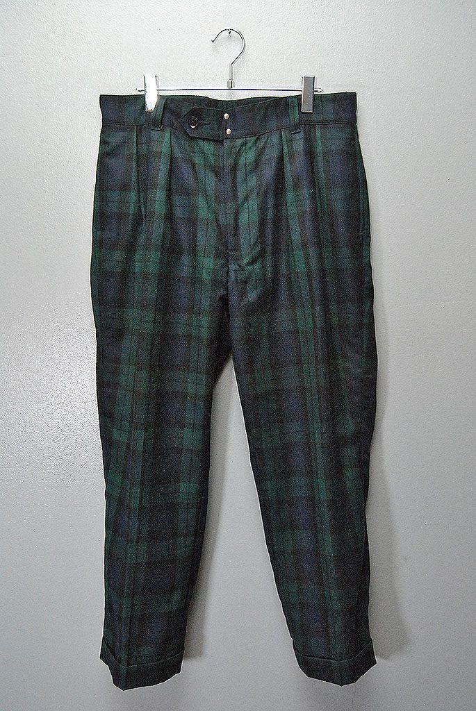 Soundman × DRESS - ARCHIVES Clarke Black Watch サウンドマン ドレス アーカイブ クラーク ブラックウォッチ トラウザーズ 42