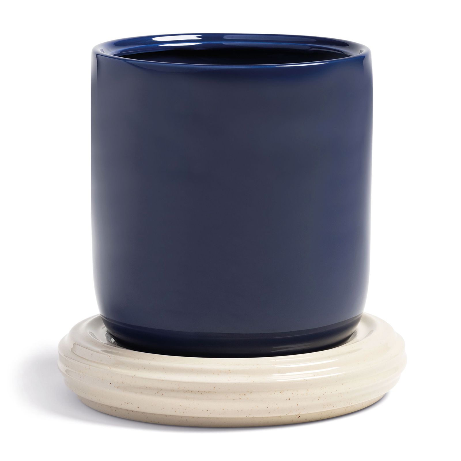 Klevering アンドクレベリン プランター ソーサー CHURROS ブルー 高さ24 cm セラミック製 陶器 植木鉢 149 x 3539 01