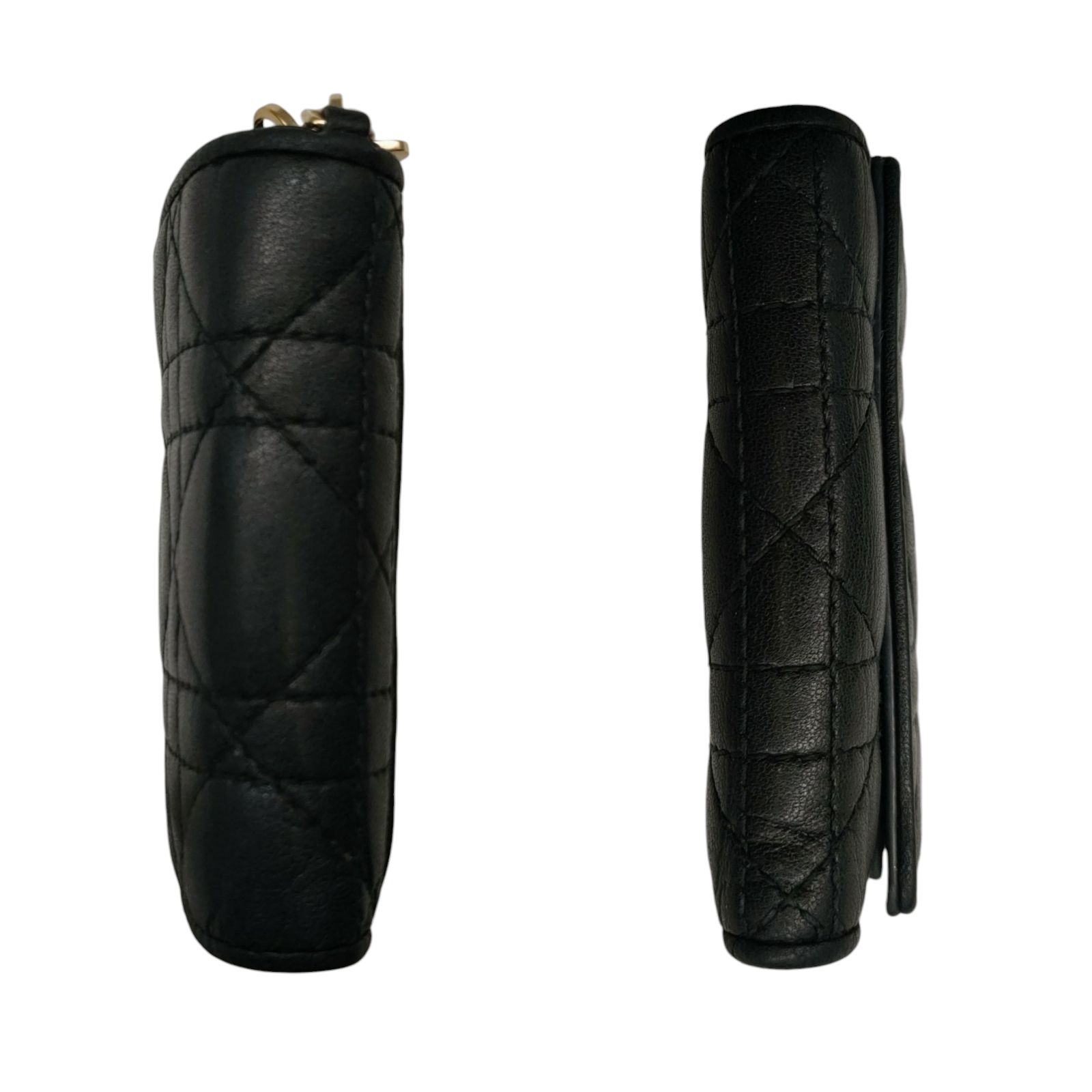 メルカリShops ディオール 三つ折り財布 ロータスウォレット