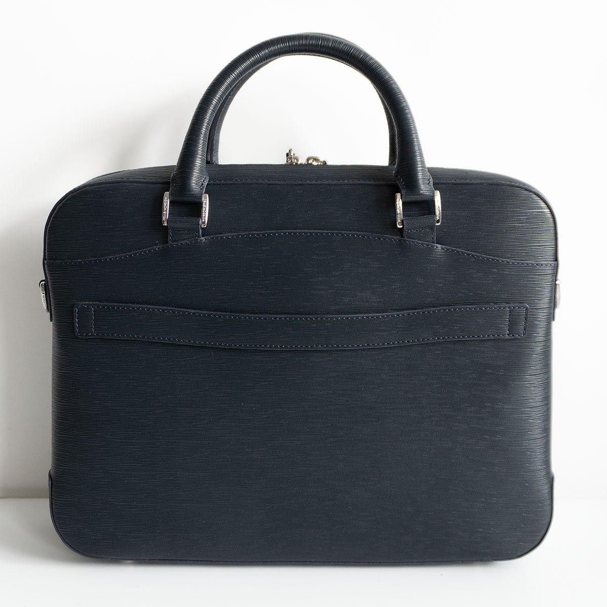 極美品】PELLE MORBIDA【CAPITANO 2WAY ブリーフバッグ】 ネイビー