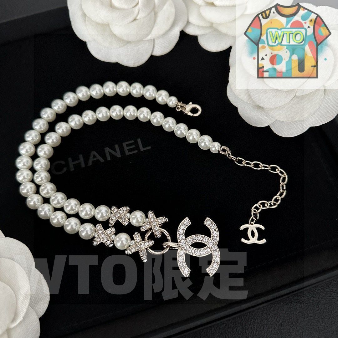 今日 CHANEL ヴィンテージ アルファベット ネックレス エレガントデザイン