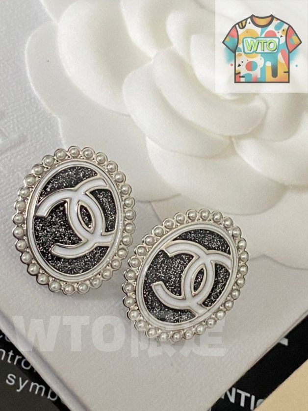 CHANEL リングパールサンフラワーレターイヤリング