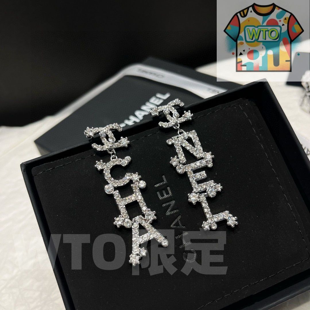 WTO通販 CHANEL ヴィンテージ アルファベットイヤリング 在庫 価格-WTO輸入-OCV 85