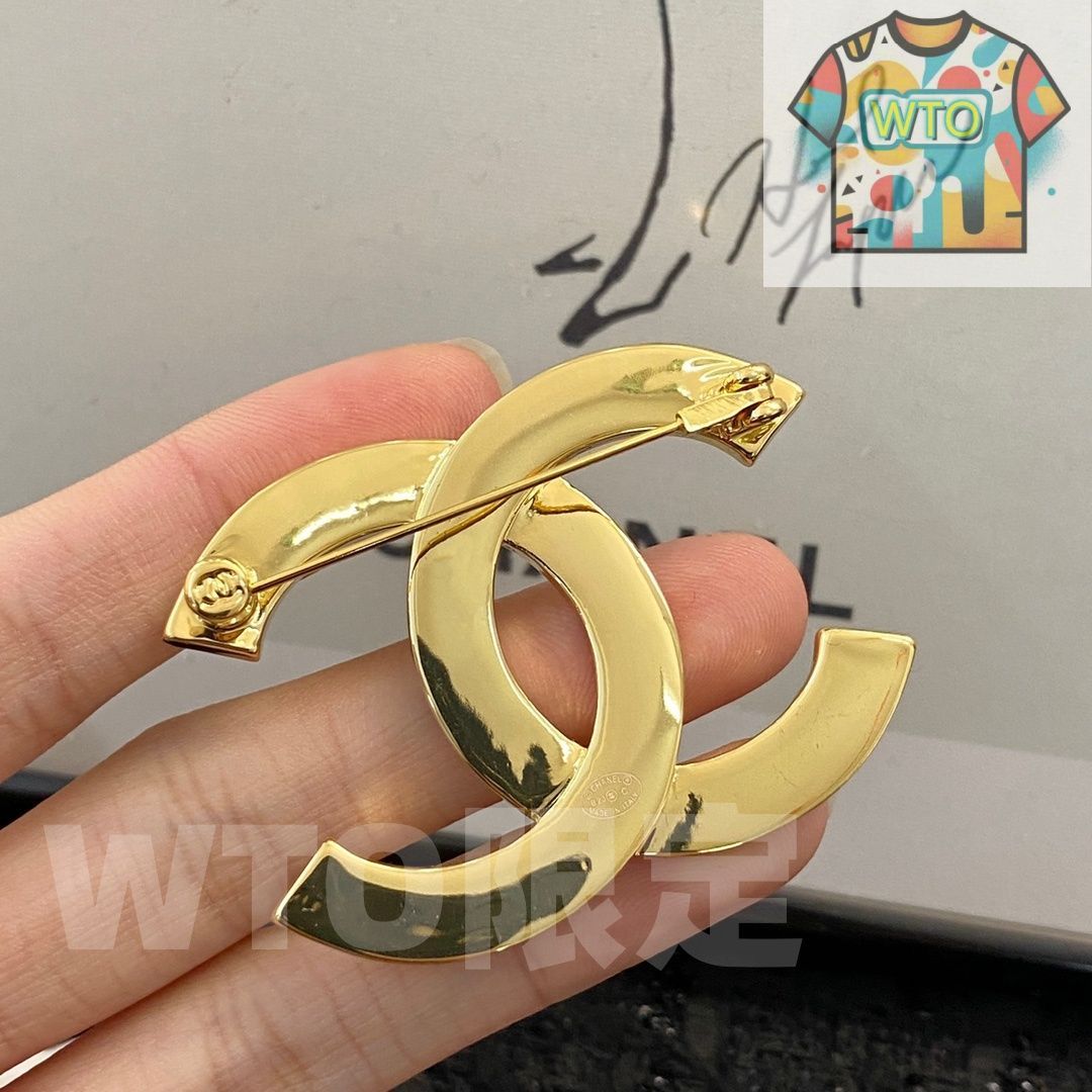 WTO通販 CHANEL シャネル プラチナム ダブル C ブローチ -WTO輸入-YZI 79
