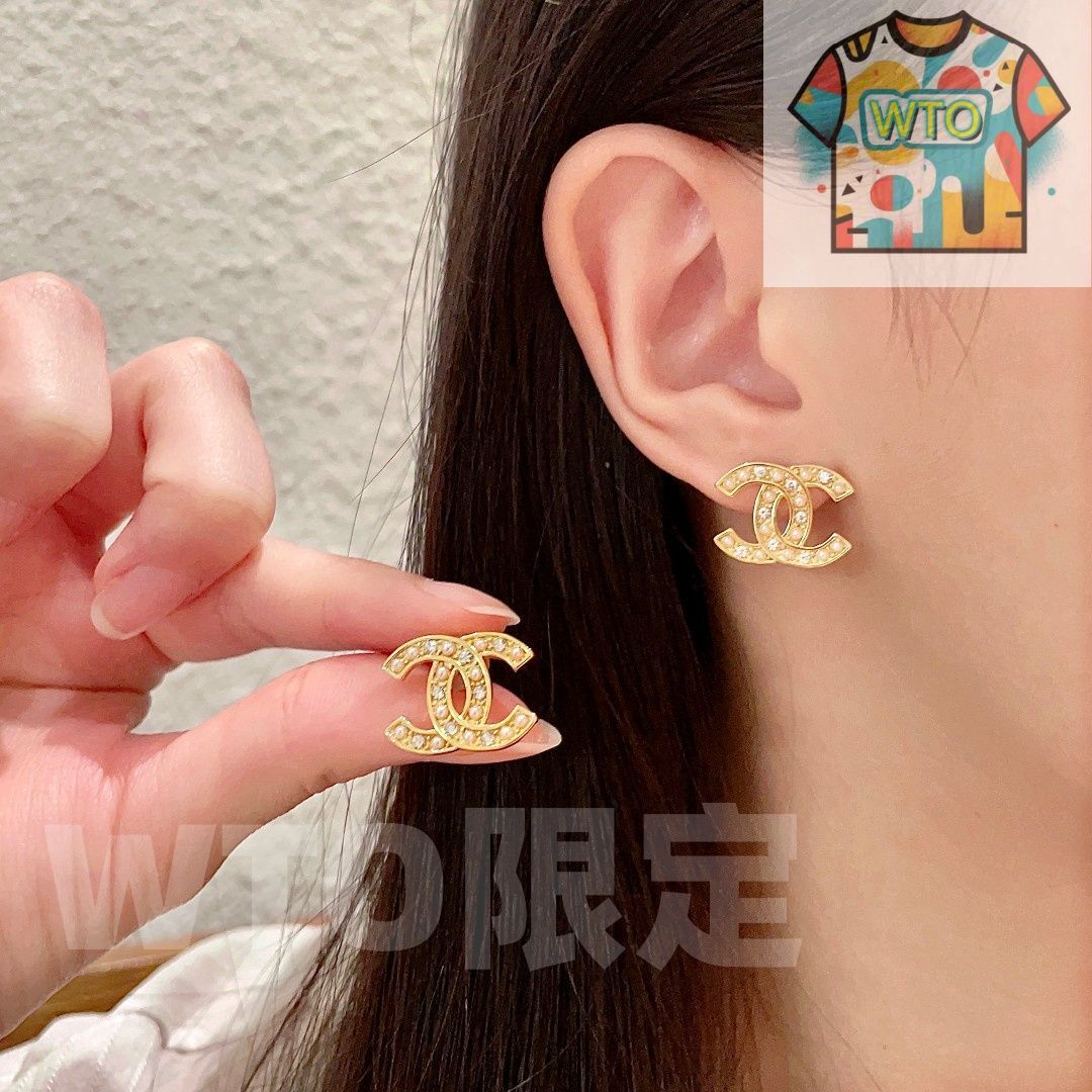 WTO通販 CHANEL シャネル ダブル C イヤリング オリジナルロゴ再現 在庫 価格 -WTO輸入-HOC11