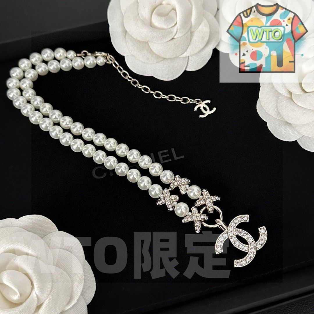 今日 CHANEL ヴィンテージ アルファベット ネックレス エレガントデザイン