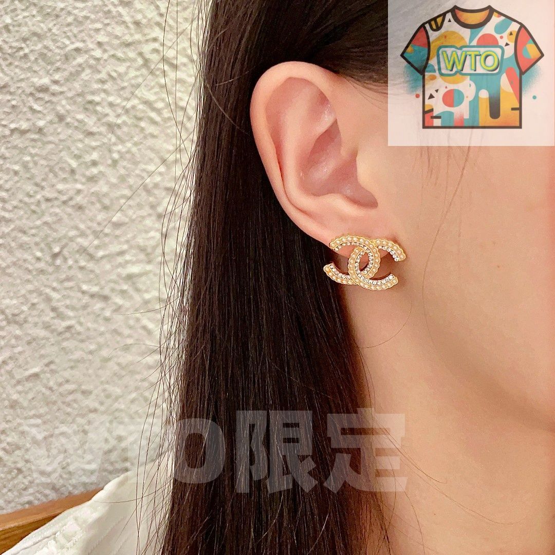 WTO通販 CHANEL シャネル ダブル C イヤリング オリジナルロゴ再現 在庫 価格 -WTO輸入-KNA 75