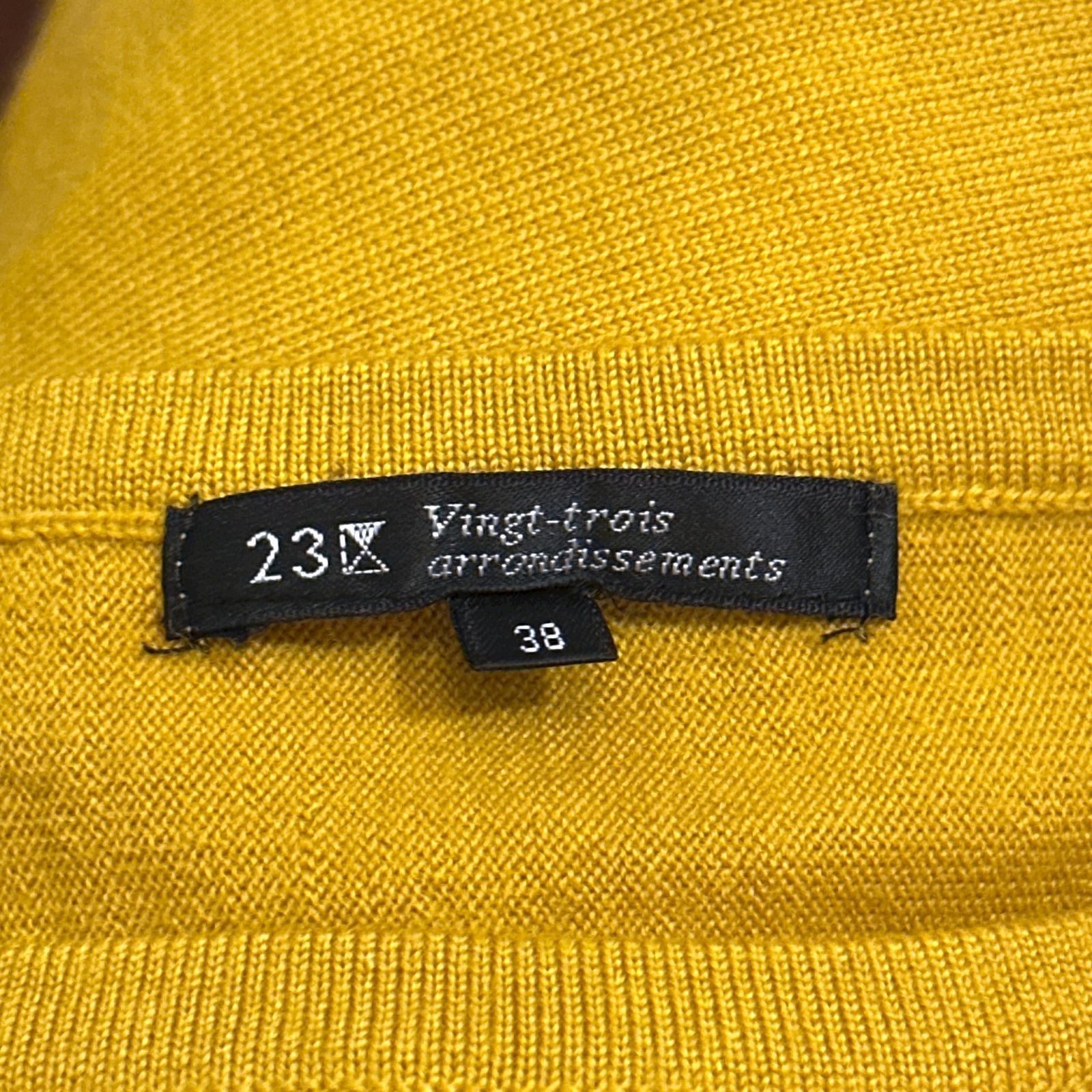 ドルマンセーター マスタード