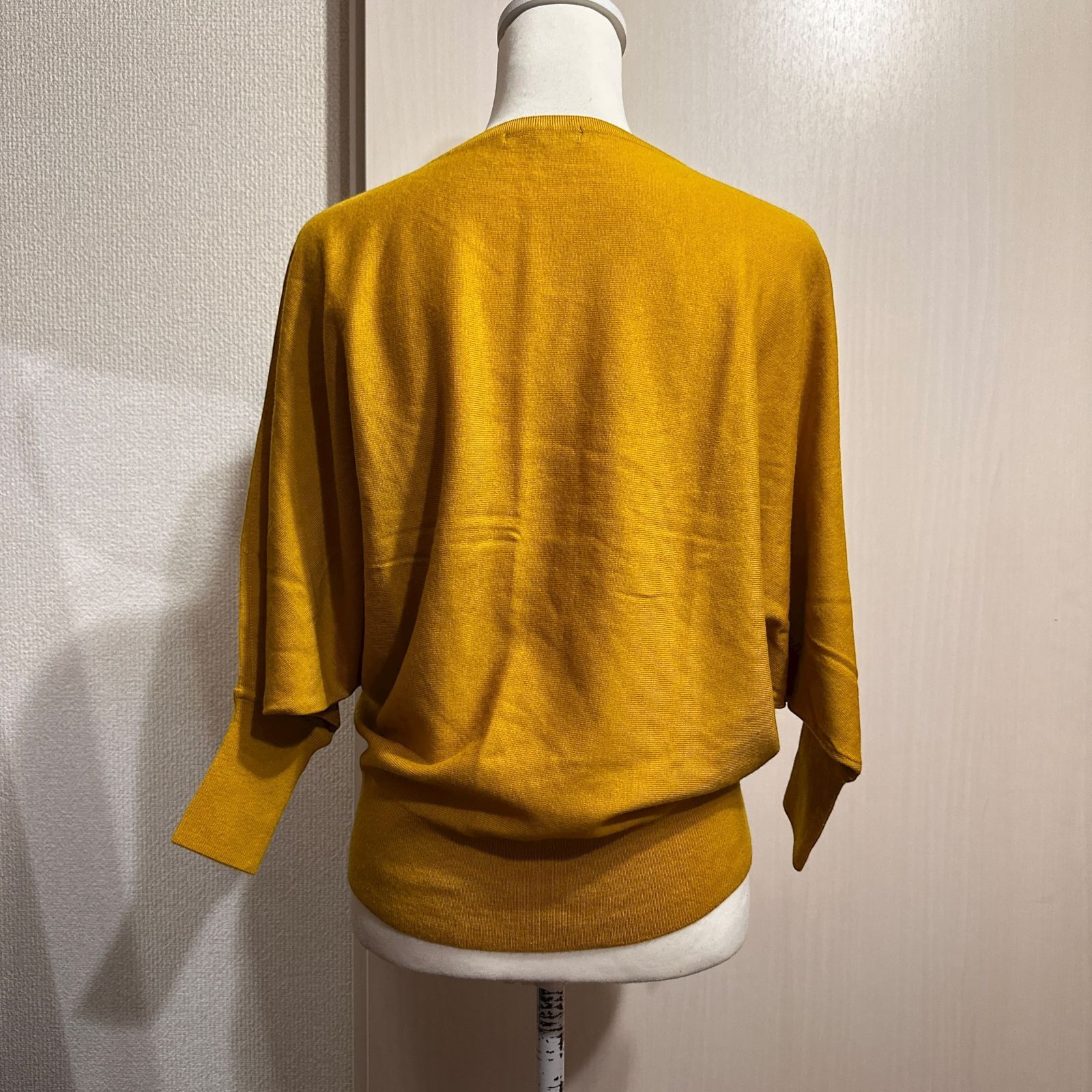 23区 ドルマンセーター マスタード サイズ38 ak651 GINKGOPHARMACY_COM