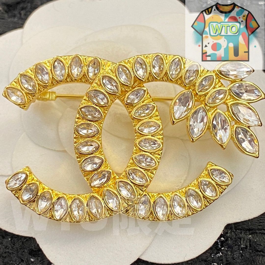 WTO通販 CHANEL シャネル 22 年 金色麦穂ダイヤブローチ -WTO輸入-LTI 76