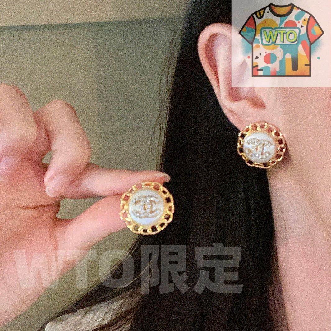 WTO通販 CHANEL ヴィンテージ ダブル C ピアス 在庫 価格 -WTO輸入-FHZ32