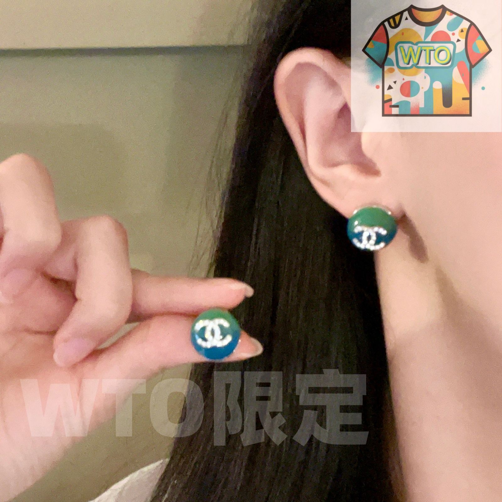 WTO通販 Chanel ダブル C イヤリング オリジナルリプリカロゴ 在庫 価格-WTO輸入-ACX45