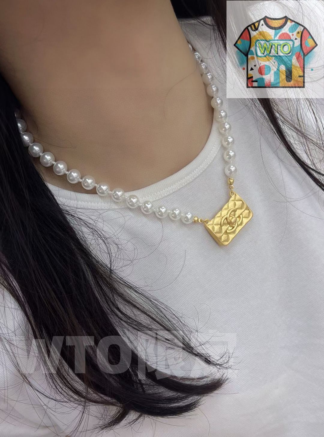 WTO通販 CHANEL ヴィンテージ アルファベットネックレス 在庫 価格-WTO輸入-CXA 93