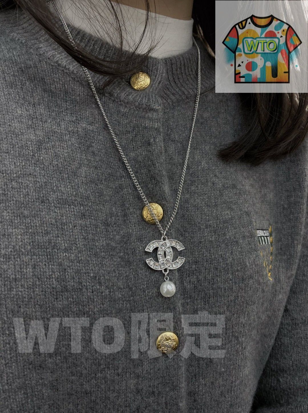 ヴィンテージ アルファベットネックレス