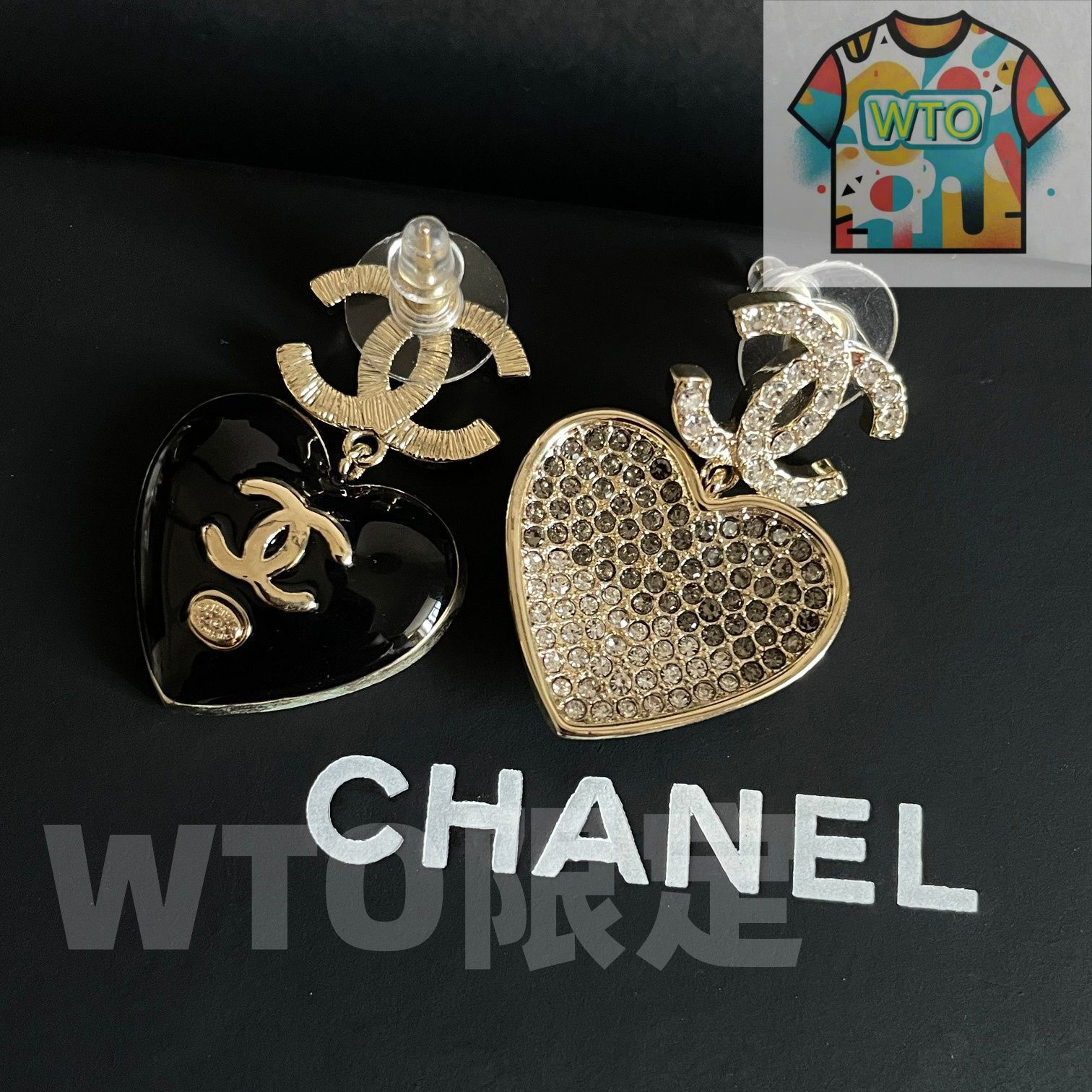 WTO通販 Chanel ダブル C イヤリング オリジナルリプリカロゴ 在庫 価格-WTO輸入-ONJ 11 イヤリング ノンホールピアス アクセサリー