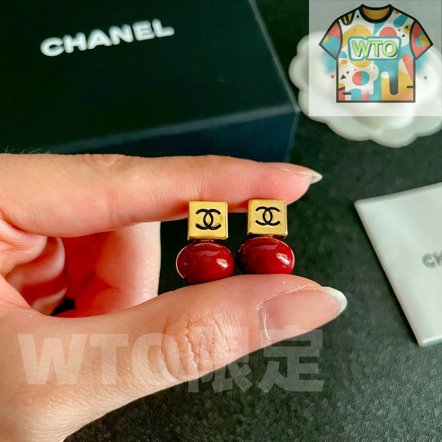 イヤリング オリジナルロゴリプリカ