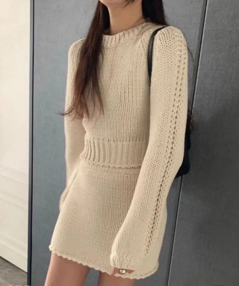 ポスター フラボ ニット-スカート セット