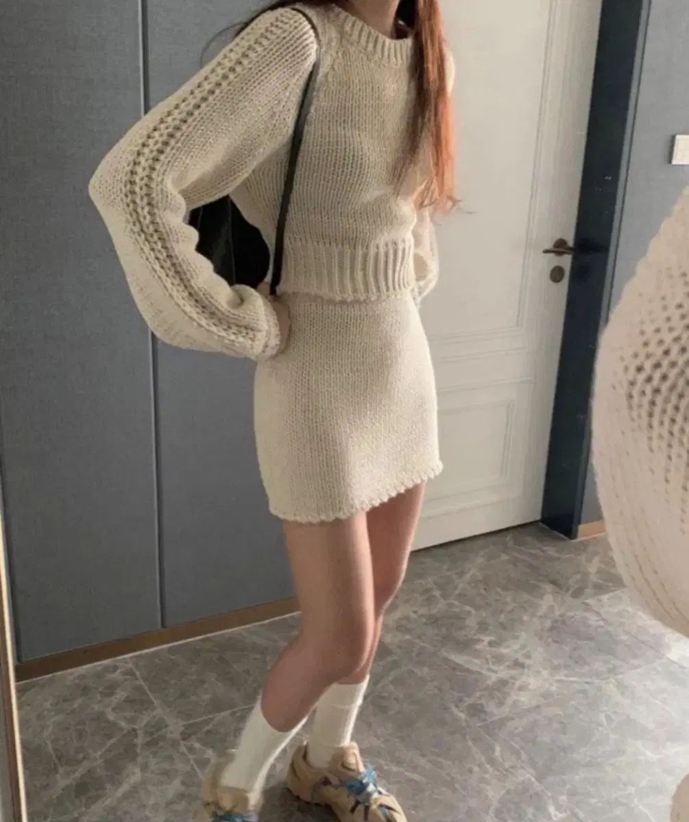 ポスター フラボ ニット-スカート セット