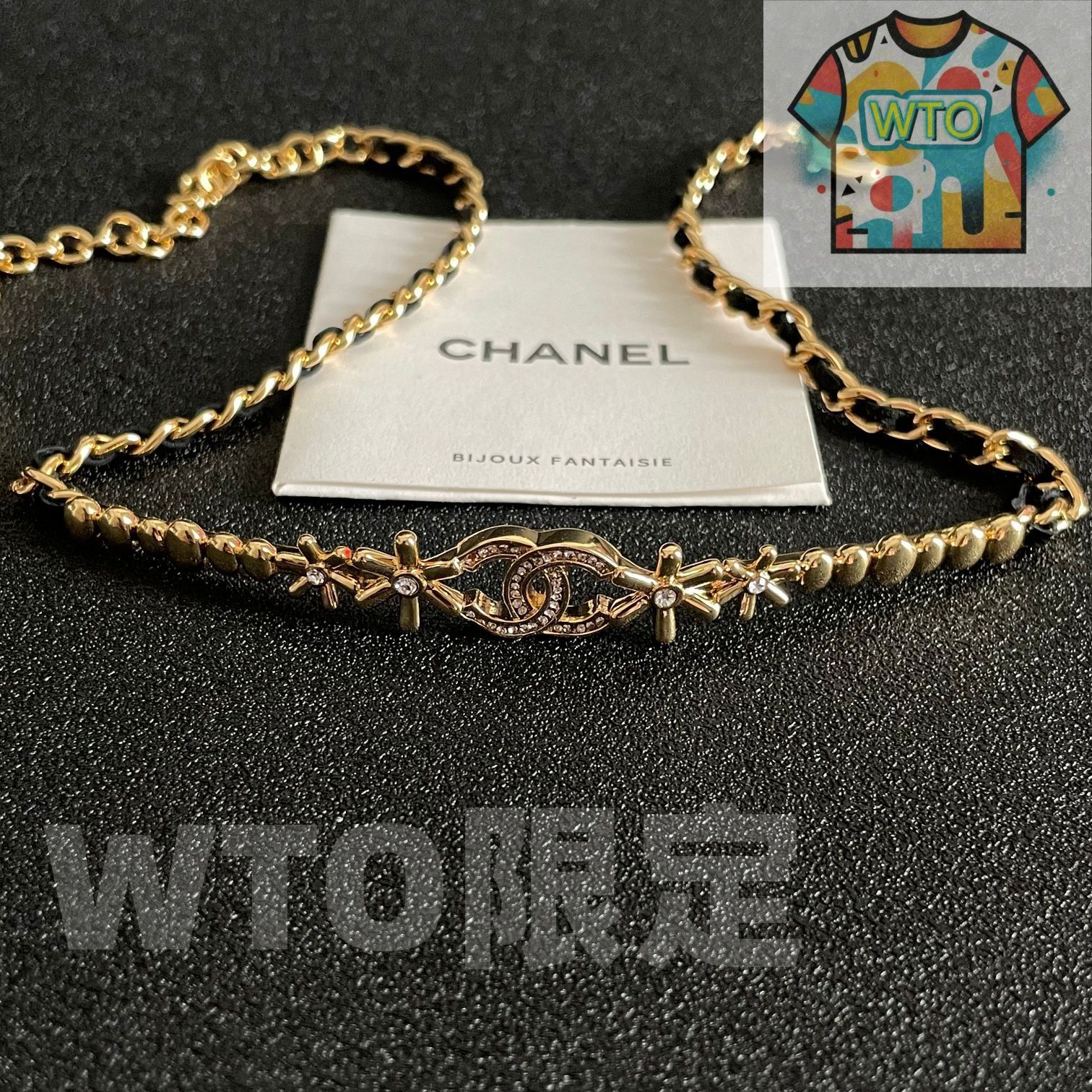 シャネル アルファベットネックレス