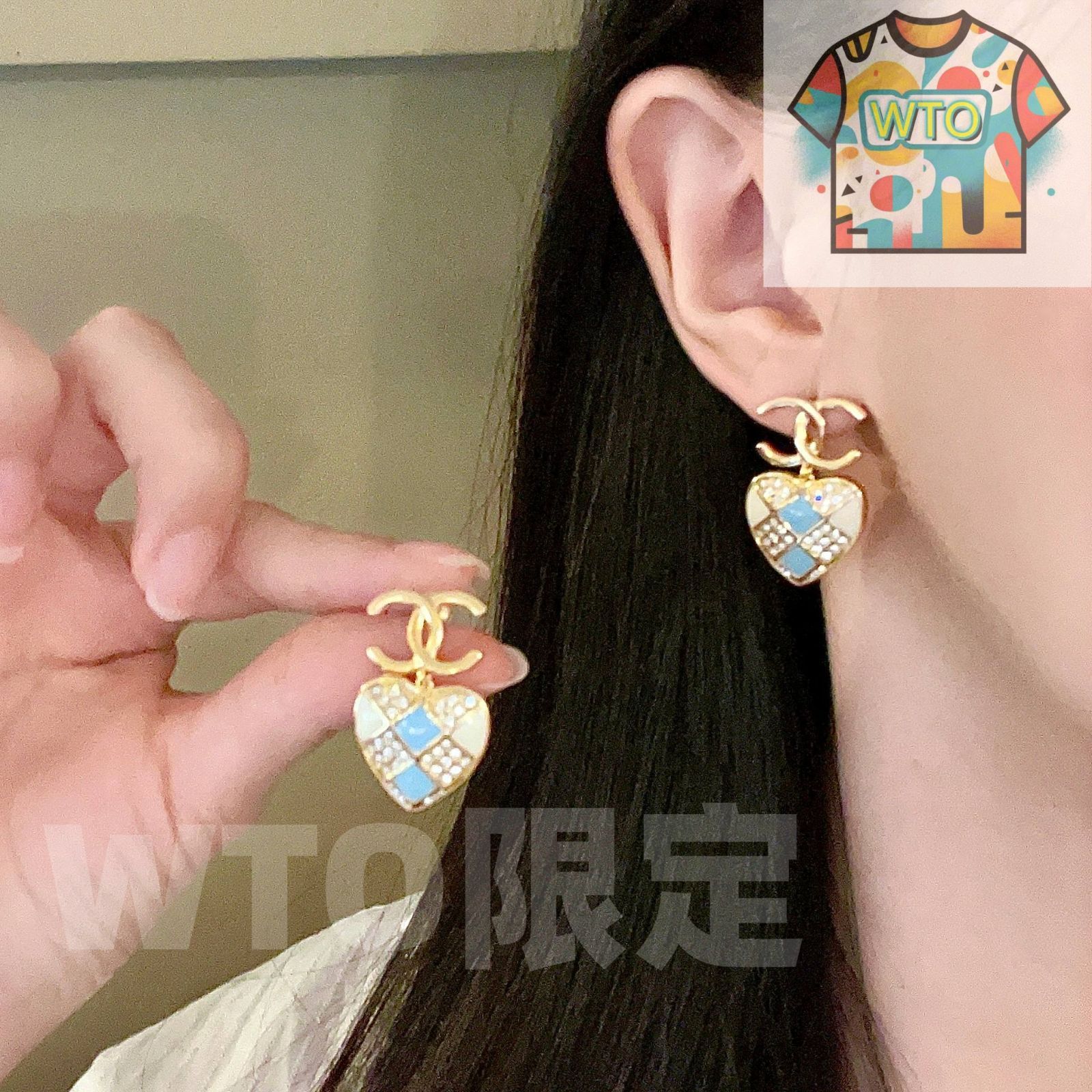 WTO通販 CHANEL ヴィンテージ ダブル C ピアス 在庫 価格 -WTO輸入-SQQ77