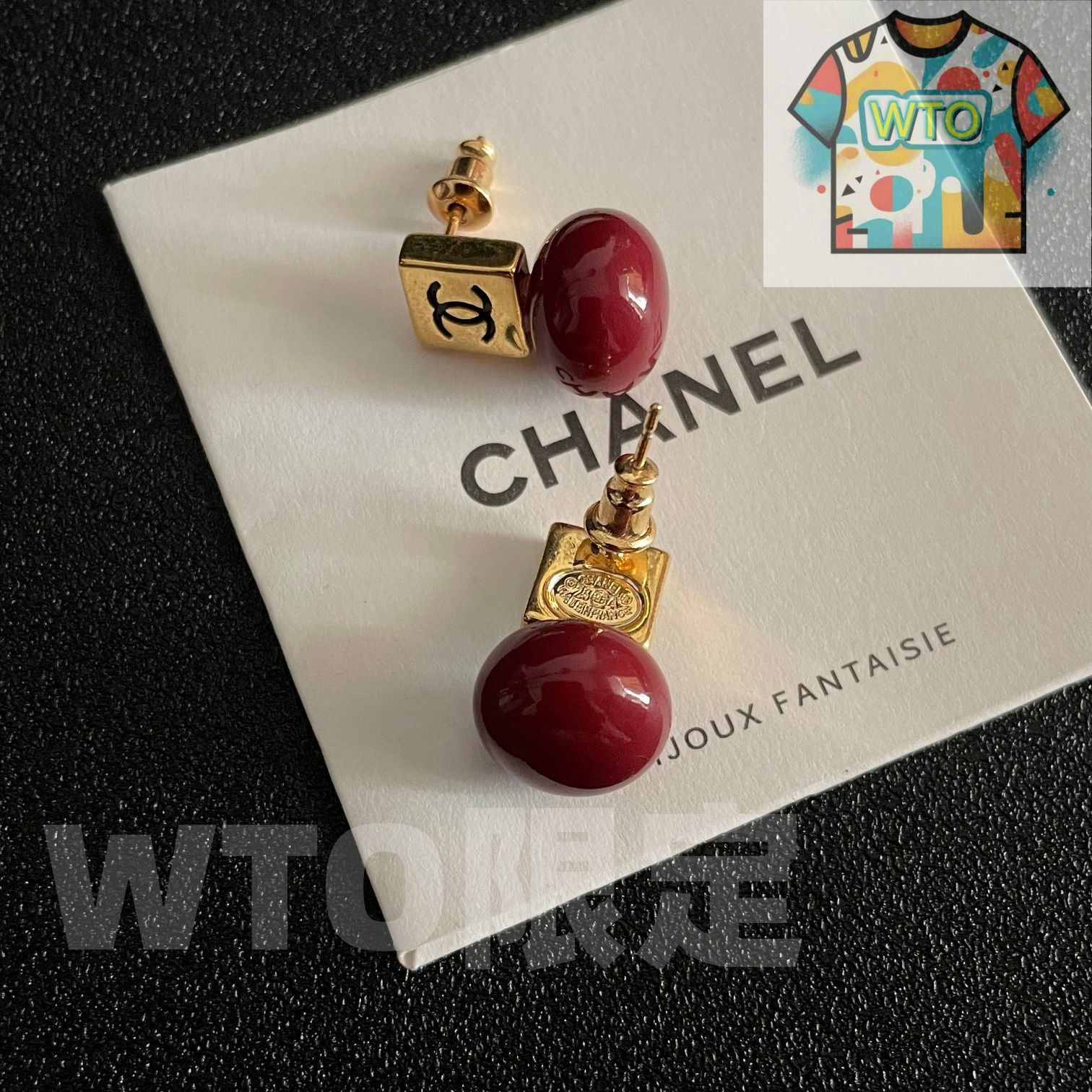  WTO通販 CHANEL シャネル ダブル C イヤリング オリジナルロゴリプリカ 在庫 価格 WTO輸入 GHC 61 イヤリング ノンホールピアス アクセサリー