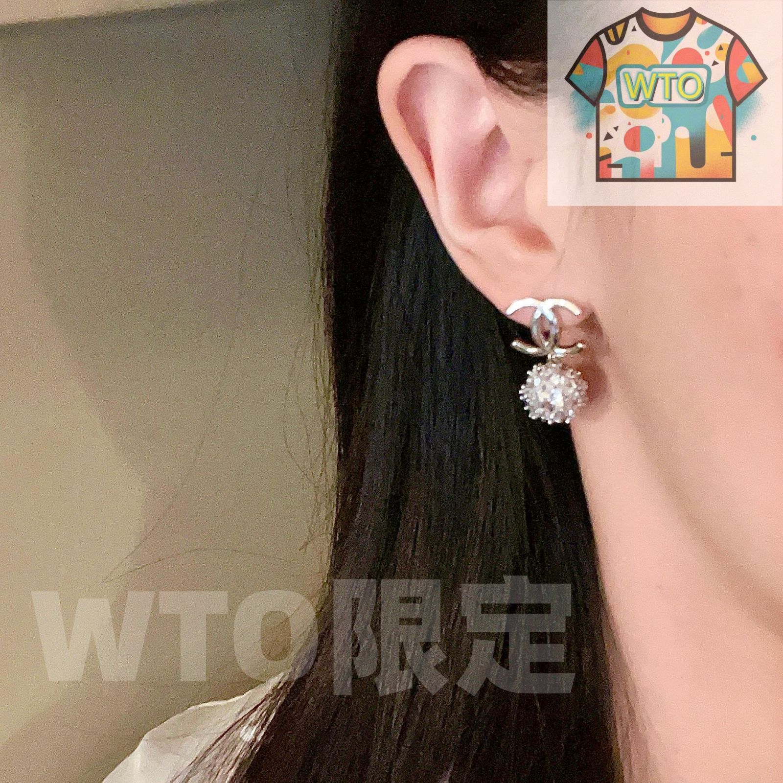 WTO通販 Chanel ダブル C イヤリング オリジナルリプリカロゴ 在庫 価格-WTO輸入-WXA 56