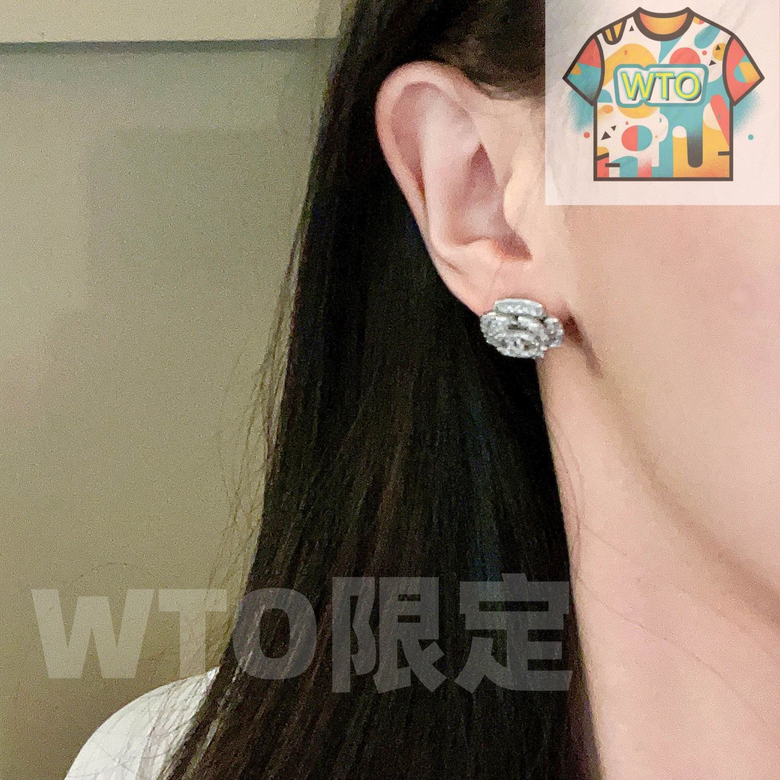 WTO通販 Chanel ダブル C イヤリング オリジナルリプリカロゴ 在庫 価格-WTO輸入-JZV 49