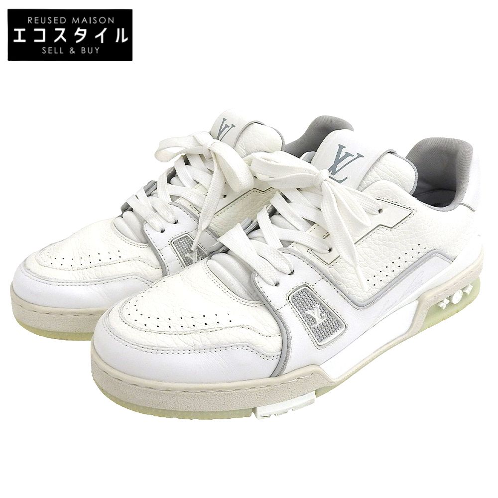 LOUIS VUITTON ルイヴィトン LV トレイナー スニーカー シューズ メンズ ホワイト 26.0 cm 7 1 2