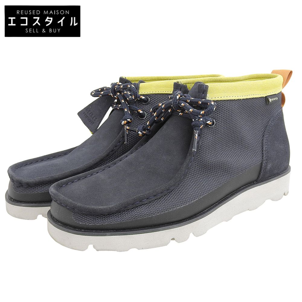Clarks クラークス Wallabee 2.0 GTX ゴアテックス ブーツ メンズ ネイビー 41 41(EU)