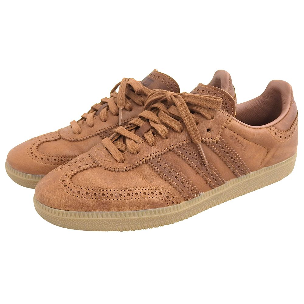 adidas アディダス サンバOG ブローグ ローカットスニーカー レザー シューズ メンズ ブラウン 26cm JI3232 8 US