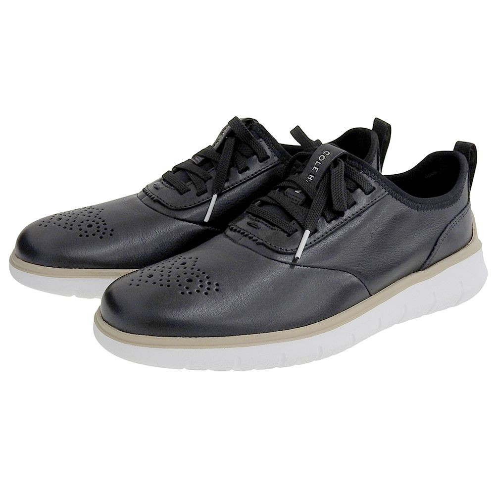 Cole Haan コールハーン ジェネレーション ゼログランド メダリオン レザー スニーカー シューズ メンズ ブラック 25.5cm C31495 8 US