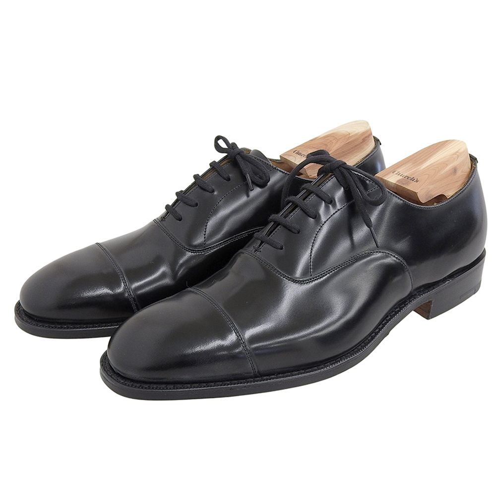 Church s チャーチ CONSUL LAST173 レザー ストレートチップシューズ メンズ ブラック 75F 75F