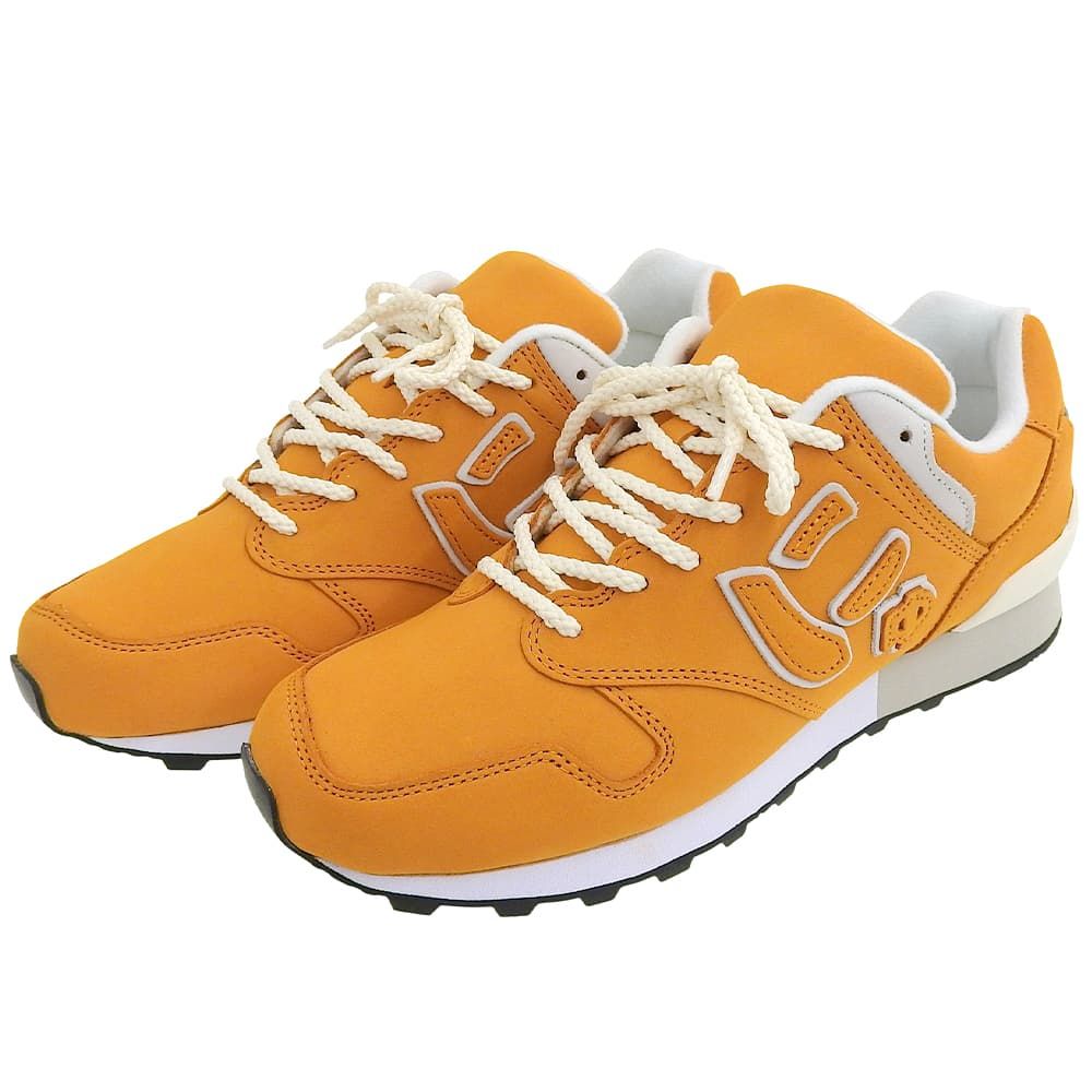 Sangacio サンガッチョ にゅ~ず 10周年記念モデル ヌバッグ ローカットスニーカー シューズ メンズ オレンジ 26cm 8 US
