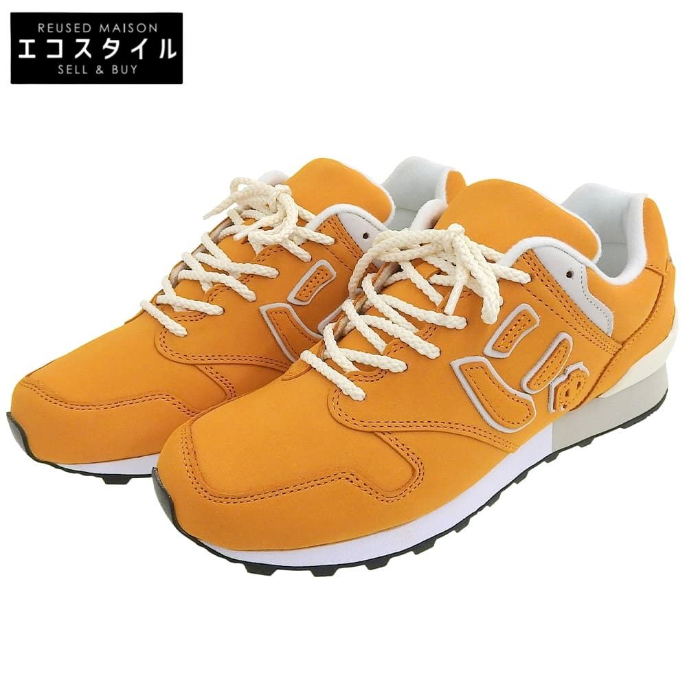 Sangacio サンガッチョ にゅ～ず 10周年記念モデル ヌバッグ ローカットスニーカー シューズ メンズ オレンジ 26cm 8 US