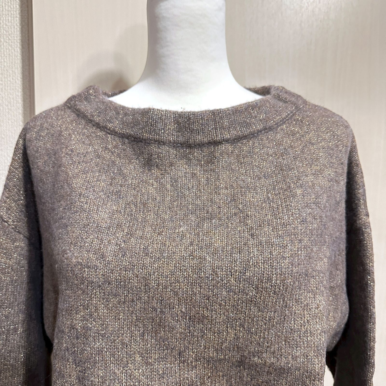 UNTITLED セーター ブラウン サイズ2 ak653