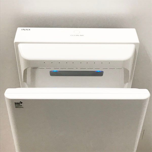 LIXIL リクシル INAX イナックス KS-590BH W ハンドドライヤー スピードジェット壁掛け衛生強化タイプ 電源コンセント式 115667