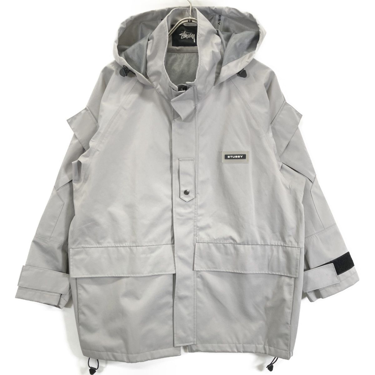 STUSSY ステューシー グレー マウンテンパーカー S