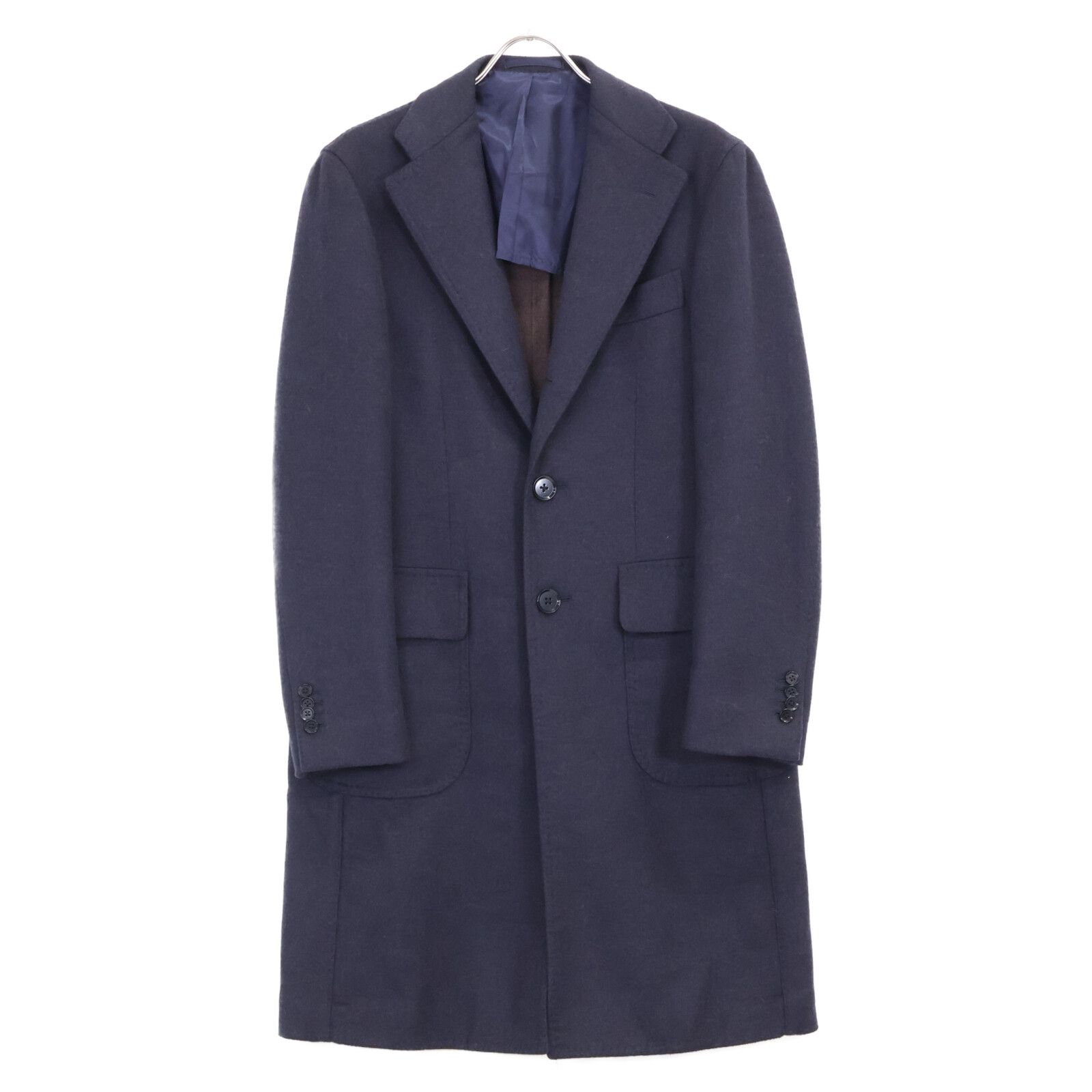 RING JACKET リングヂャケット RT018F13X ウール100 バックベルトチェスターコート 44