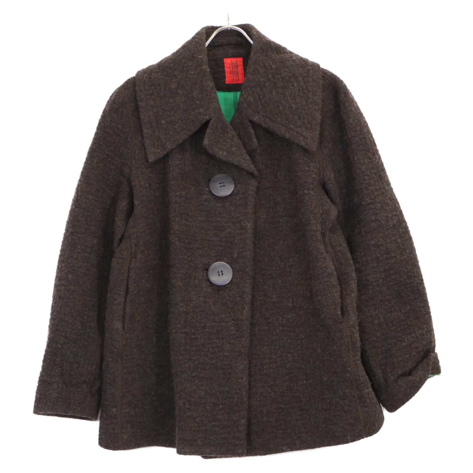 Haat ハート HA03FD611 ビッグボタン チェスターコート 3