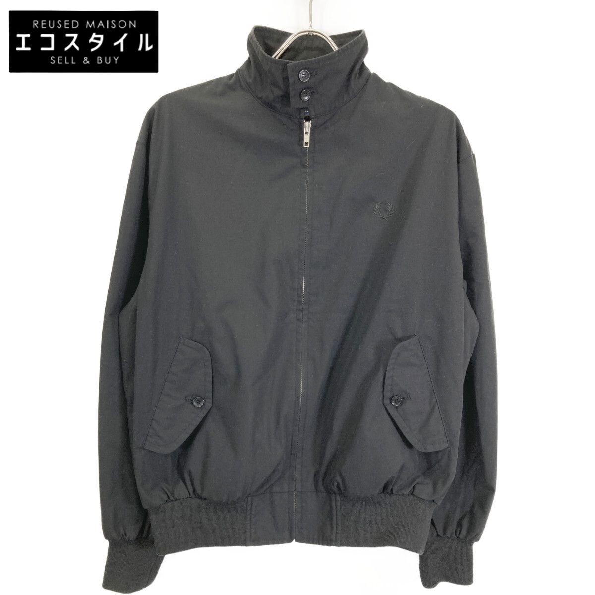 FRED PERRY フレッドペリー ×ギャルソン ブラック ハリントンジャケット M