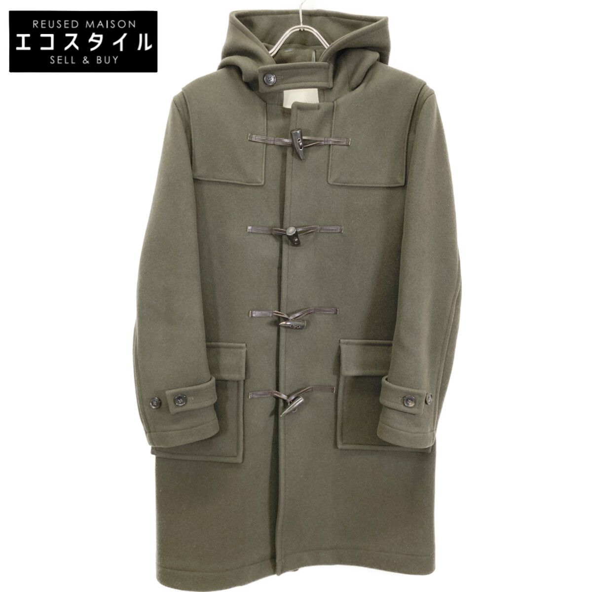 MACKINTOSH マッキントッシュ カーキ ウール100 ダッフルコート 38