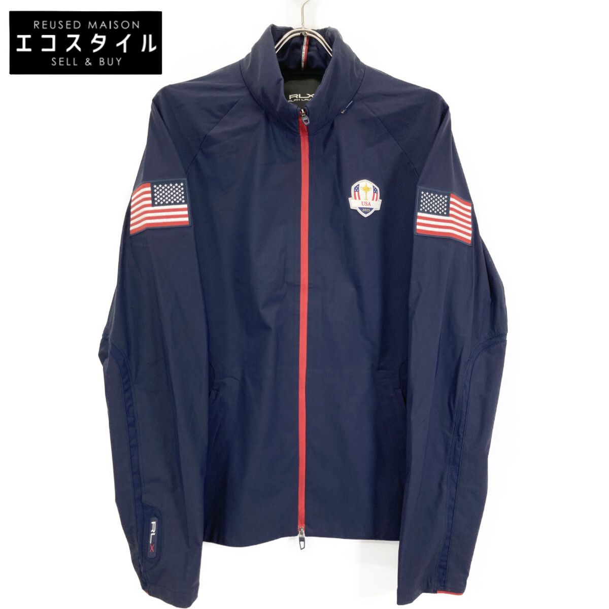RLX アールエルエックス ネイビー USA 2025 ジップアップジャケット M