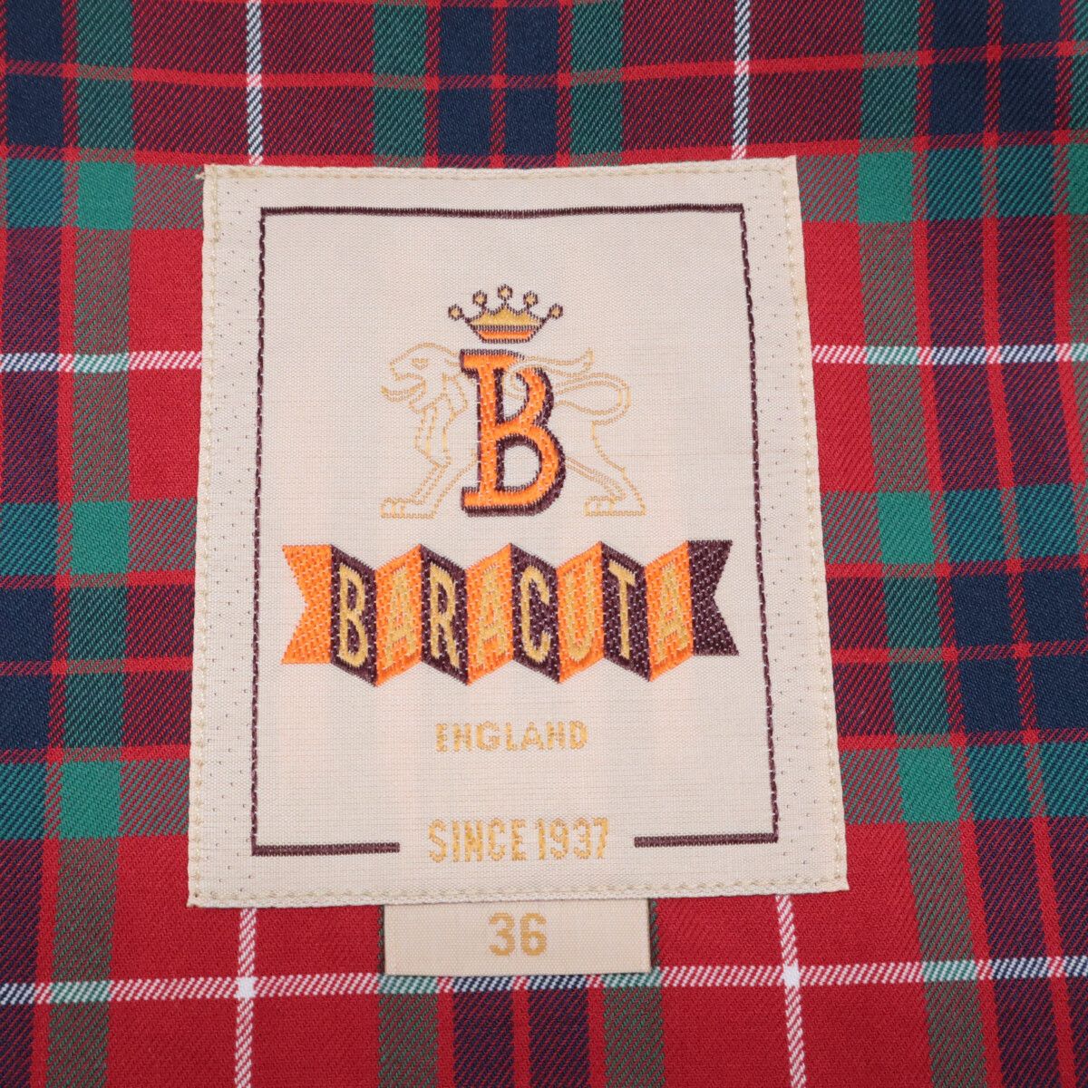 BARACUTA バラクータ コットンナイロン スイングトップ ブルゾン 36