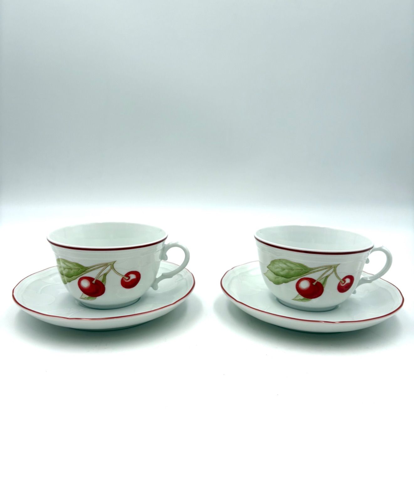 Richard Ginori リチャードジノリ アンティコチェリー カップ&ソーサー 2客 ペア き