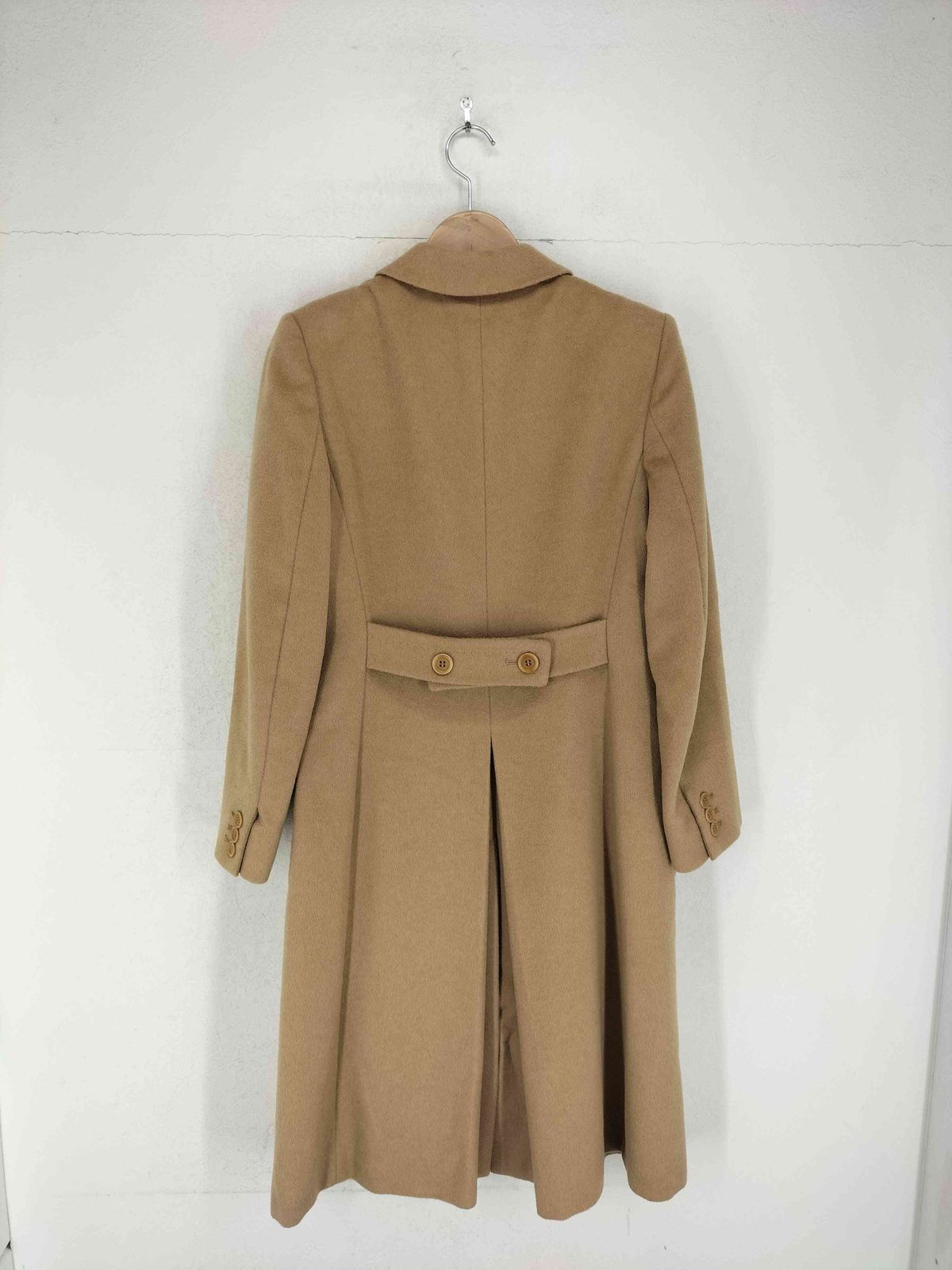 マックスマーラ MAX MARA 白タグ Camel Hair シングルチスターコート レディース 38