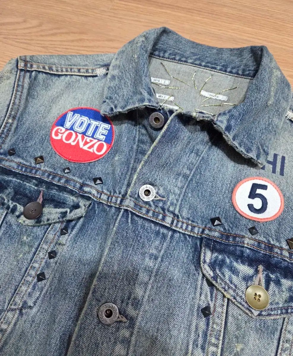 ポール スミス paul smith レッドイヤー 刺繍 デニムジャケット