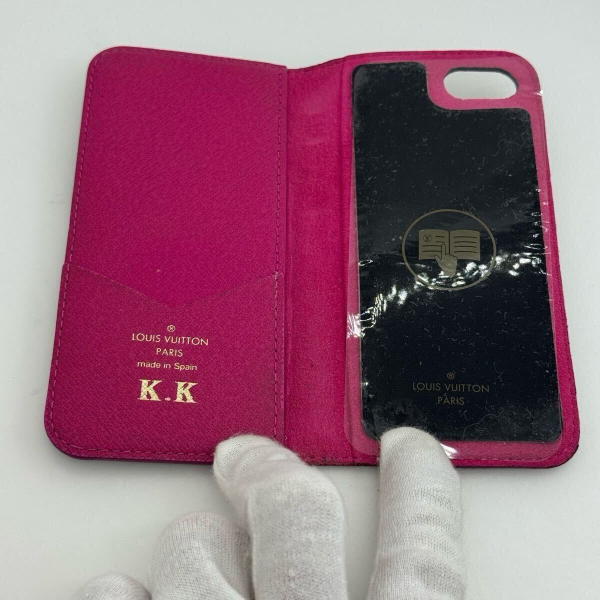 極美ルイヴィトンLOUIS VUITTON iPhone7.8.SEケースピンク ルイ