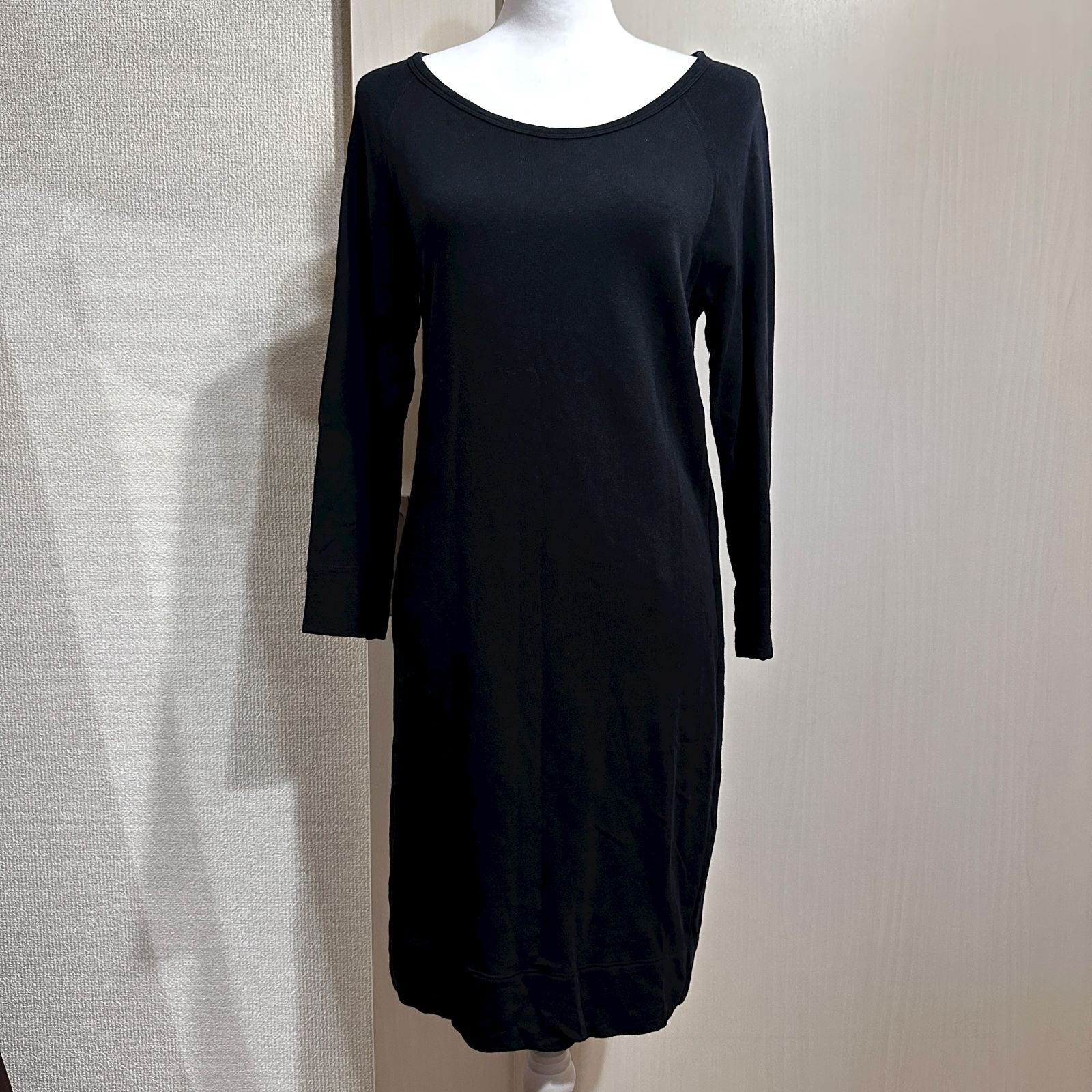 STANDARD JAMES PERSE スウェットワンピース 黒 サイズ2 ak655